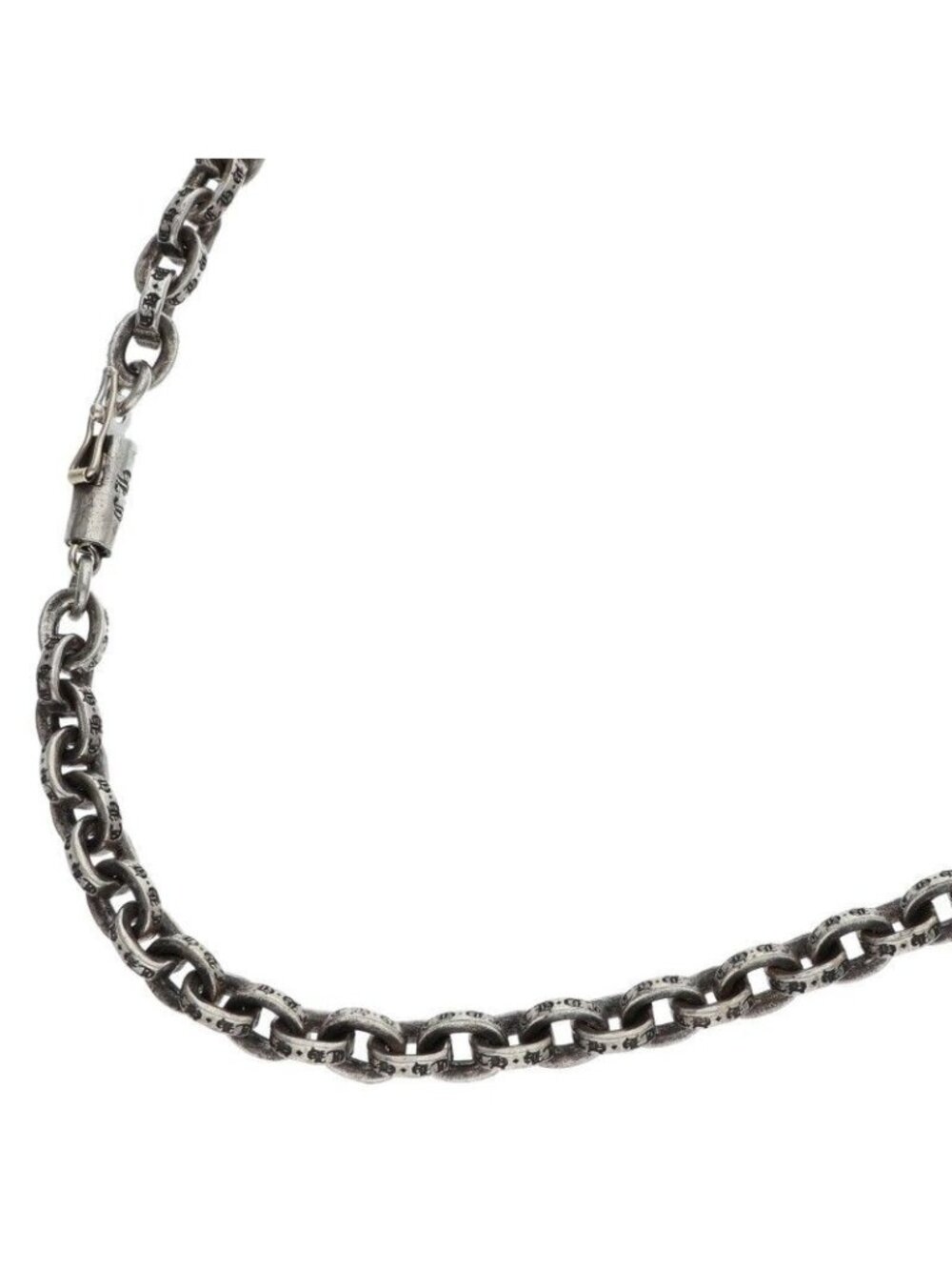 Chrome Hearts Paper Chain 24 Silver Necklace